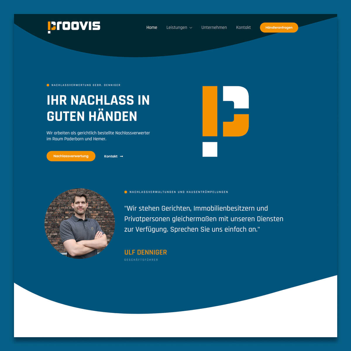 Proovis Website