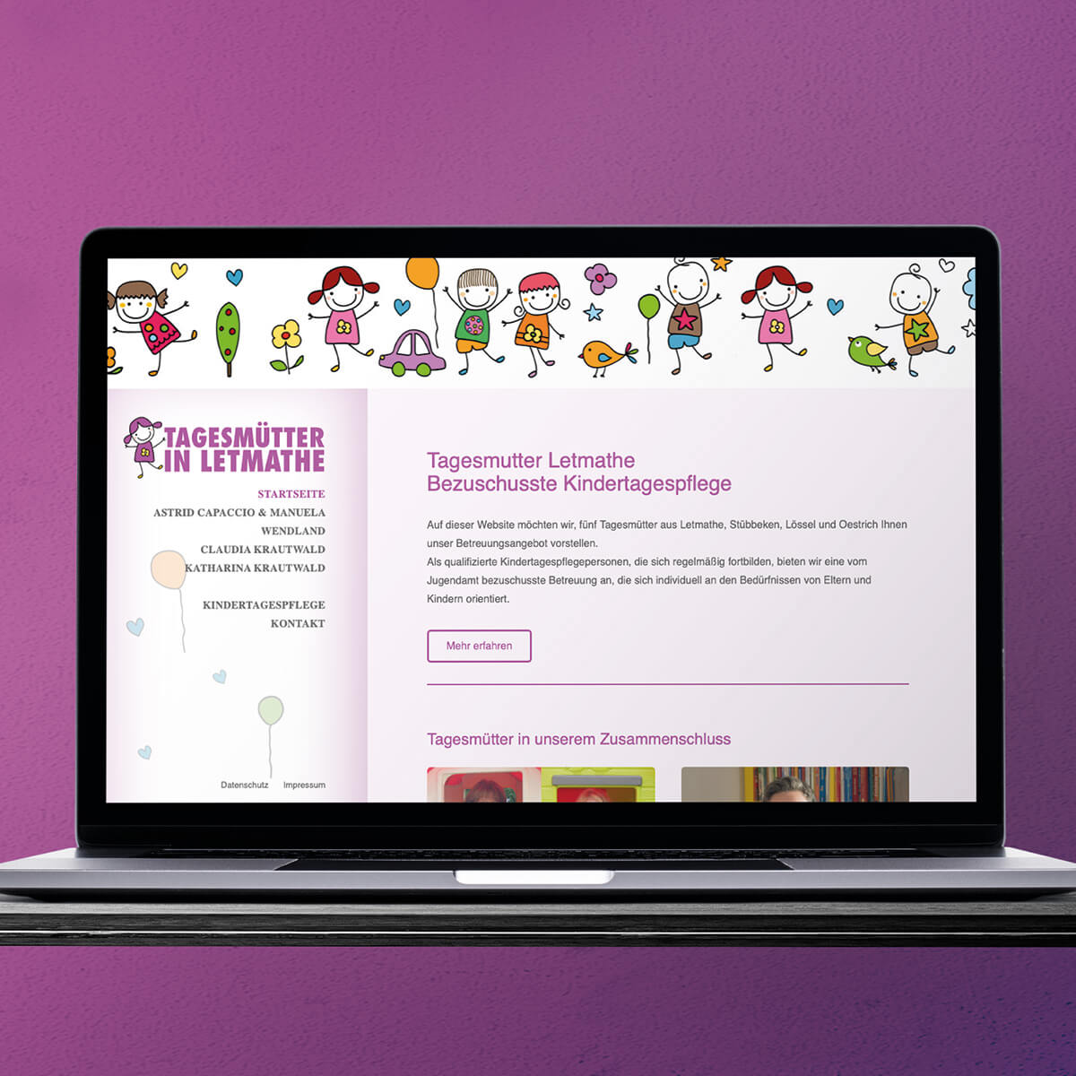 Eine Website